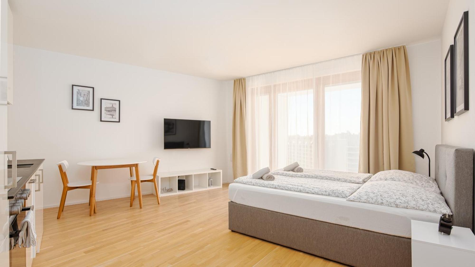 Whats-App Self-Check-In - Paerchen Wohnung Am Hauptbahnhof Wien Rum bild